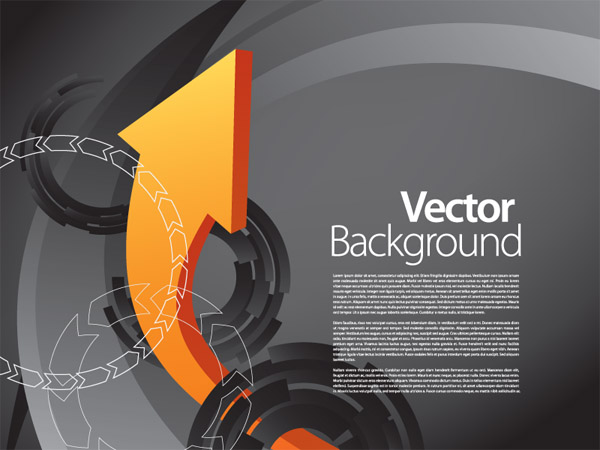 free vector Vector dynamic background 3 arrow